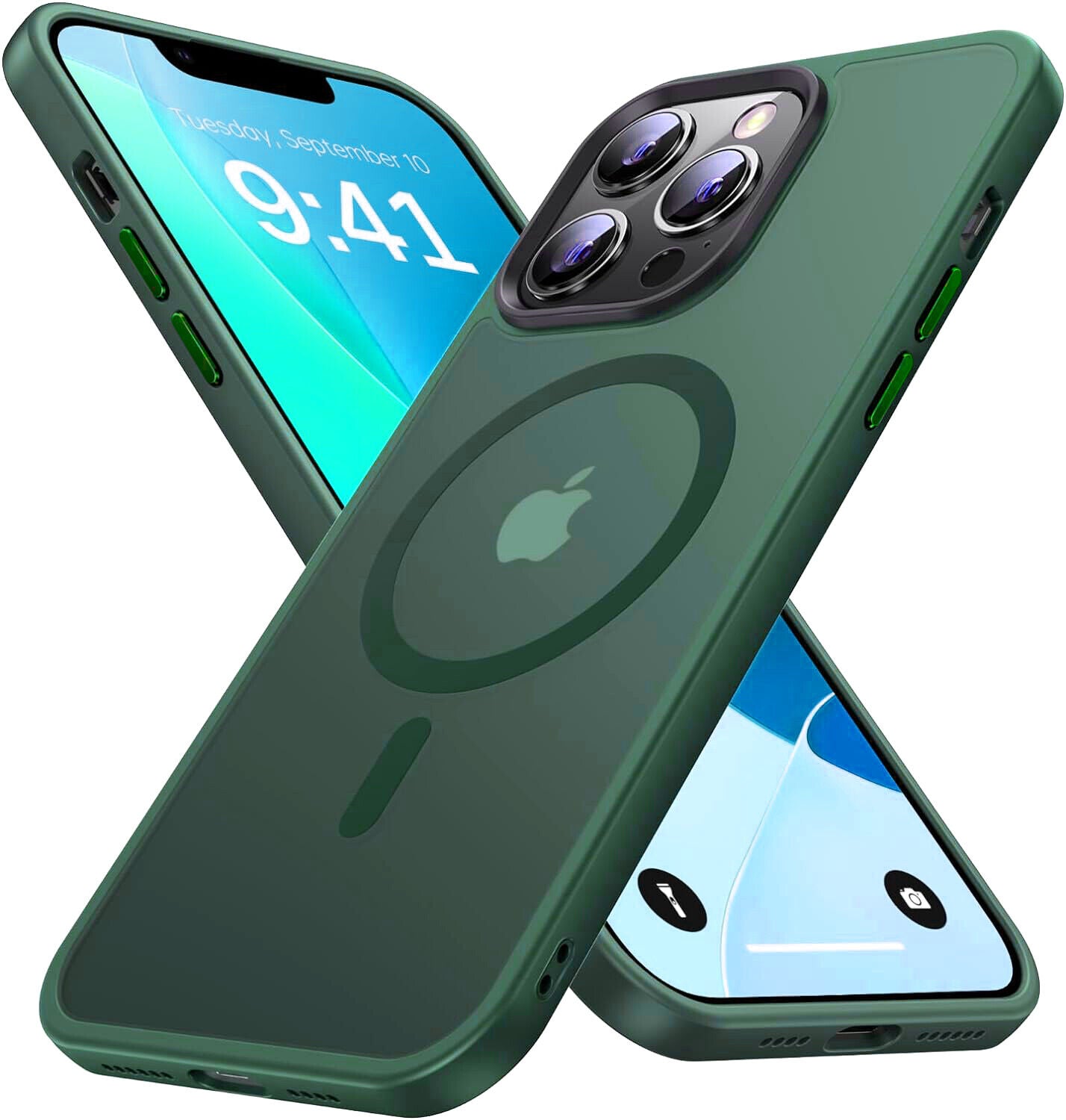 For Iphone 17 16 15 14 13 12 Pro Max Air Frosted Case Mag Safe Shockproof Cover