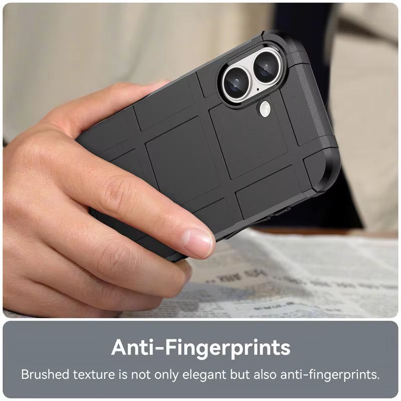 For Iphone 16 Case for Apple Iphone 16 plus 16 Pro Max Cover Shockproof Armor Rubber Protective Phone Back Cover for Iphone 16